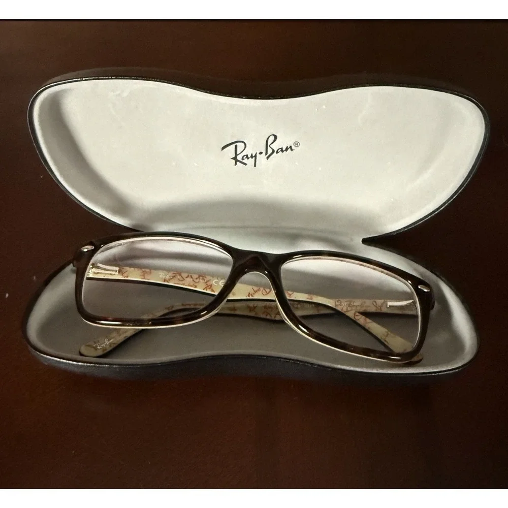 Ray-Ban eyeglasses frames only RB5228 5057 Tortoise Rim 55-17-140 w/ Case
